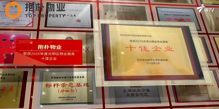 五星荣耀，十佳匠心； 抱朴服务，守护楼村。